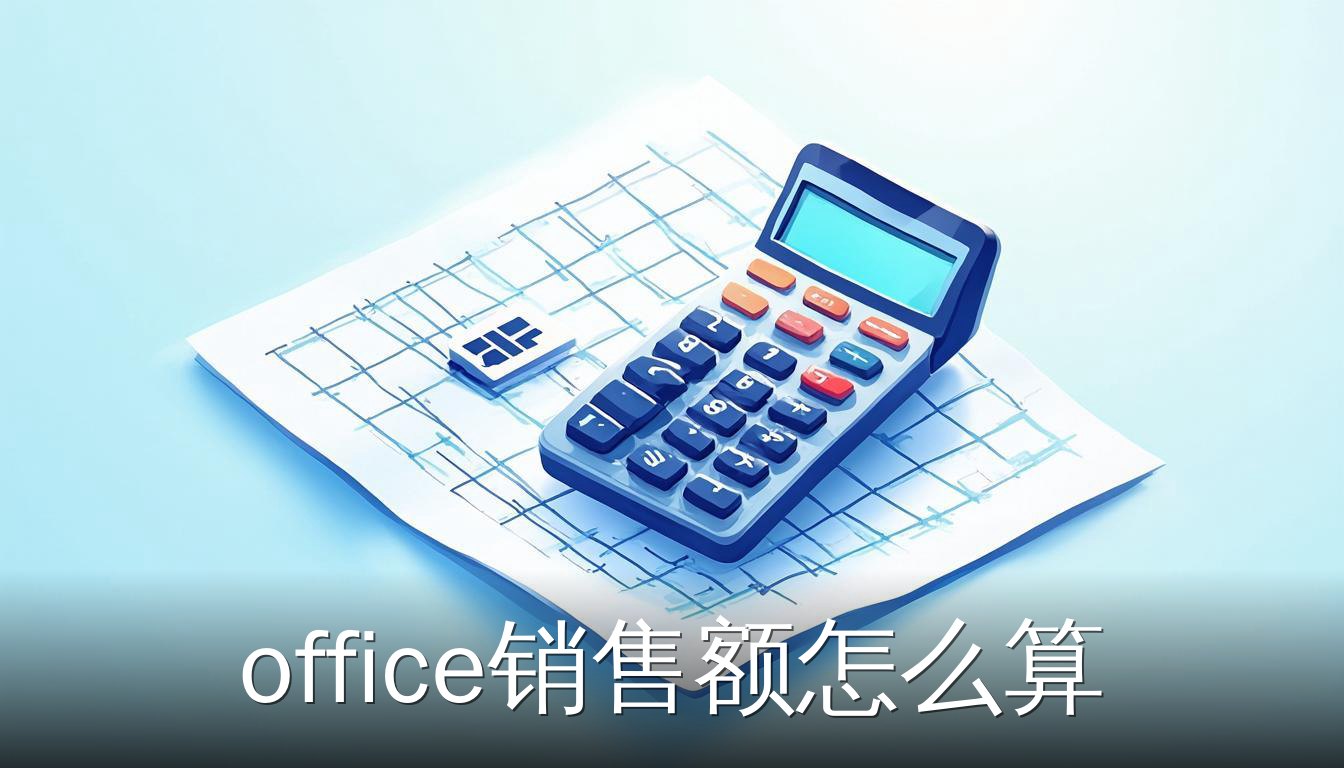 Office销售额计算方式，使用Excel公式快速求和